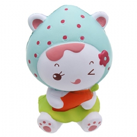 Strawberry Girl Squishy Slow Rising With Packaging Collection Gift Μαλακό Παιχνίδι