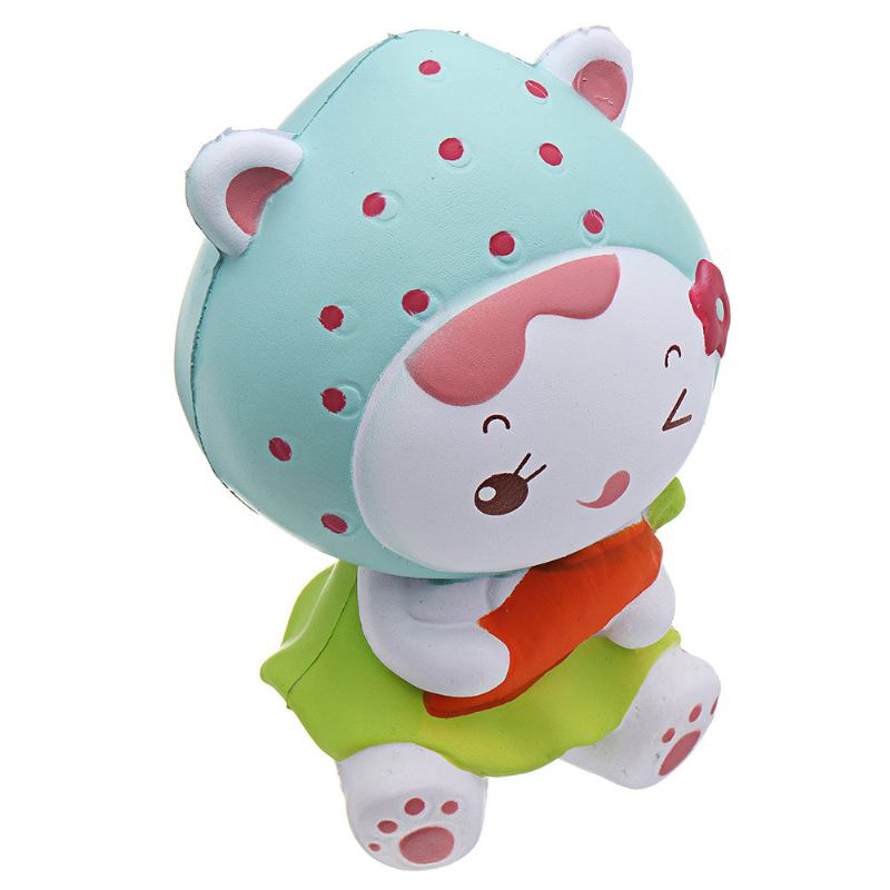 Strawberry Girl Squishy Slow Rising With Packaging Collection Gift Μαλακό Παιχνίδι