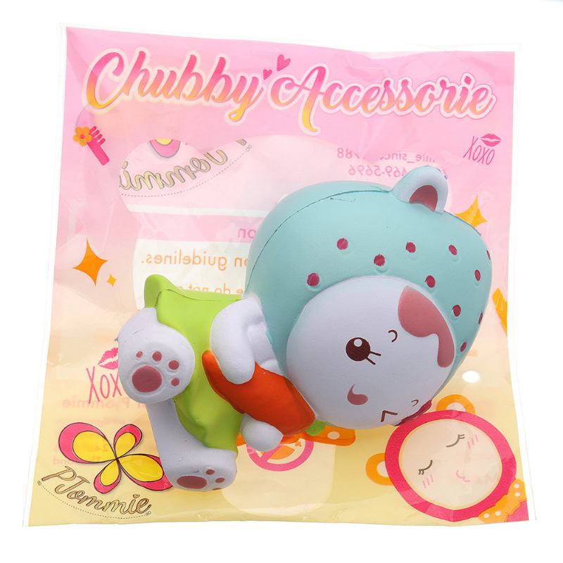 Strawberry Girl Squishy Slow Rising With Packaging Collection Gift Μαλακό Παιχνίδι