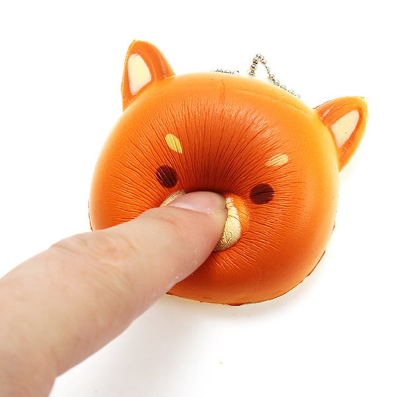 Super Squishy Cute Dog Soft Mini Animal Drop Slow Rising Decor Μενταγιόν Παιχνιδιών