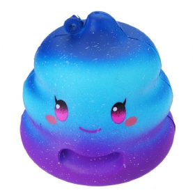 Συλλογή 7cm Crazy Squishy Galaxy Poo Slow Rising Scented Cartoon Gift Decor Collection