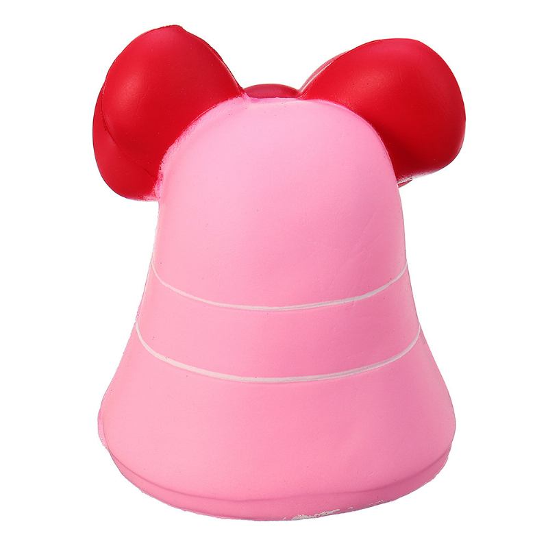 Συλλογή Δώρων Παιχνιδιών Μαλακών Bow-knot Bell Squishy Jumbo Slow Rising Με Συσκευασία