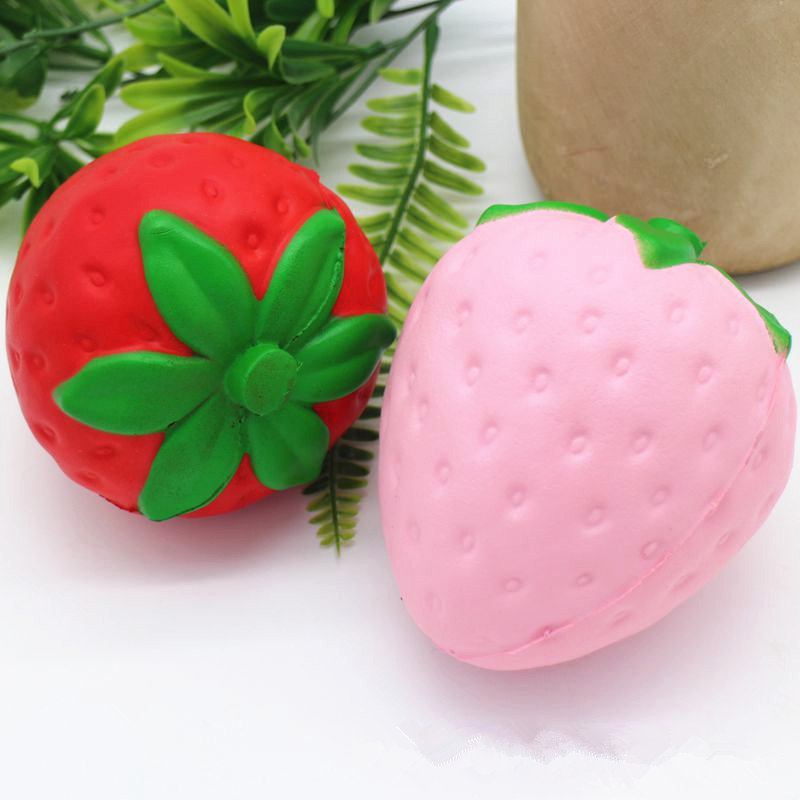 Συλλογή Δώρου Jumbo Strawberry Squishy Slow Rising Soft Fruit Decor Toy