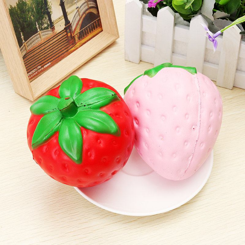 Συλλογή Δώρου Jumbo Strawberry Squishy Slow Rising Soft Fruit Decor Toy