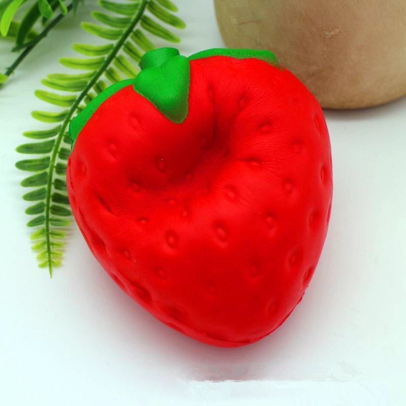 Συλλογή Δώρου Jumbo Strawberry Squishy Slow Rising Soft Fruit Decor Toy