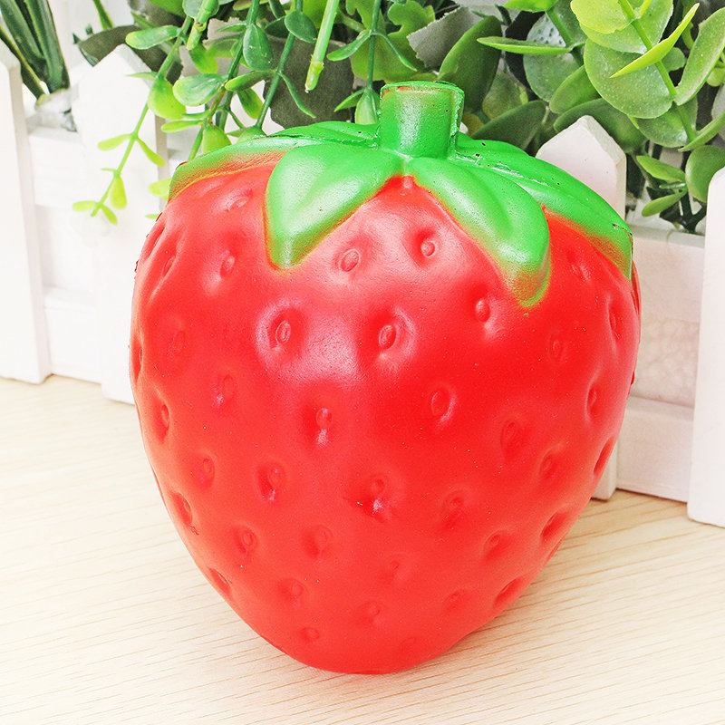 Συλλογή Δώρου Jumbo Strawberry Squishy Slow Rising Soft Fruit Decor Toy