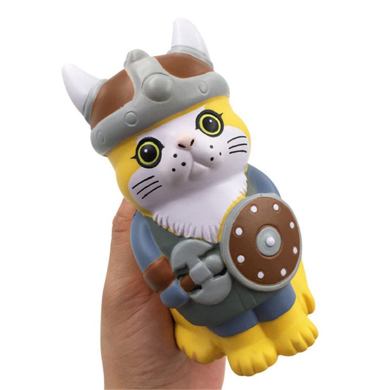 Viking Pirate Cat Squishy Με Συσκευασία