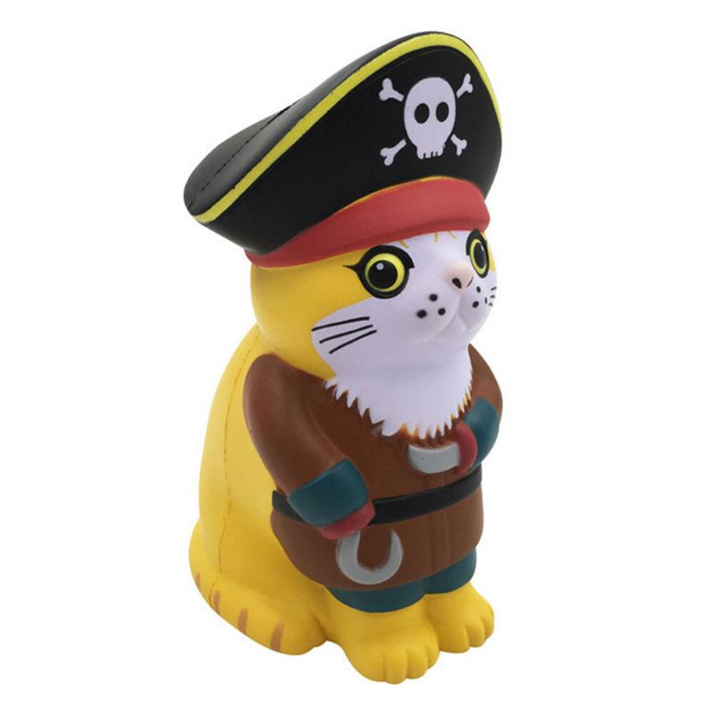 Viking Pirate Cat Squishy Με Συσκευασία