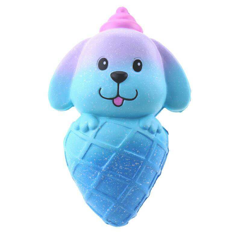 Vlampo Squishy 16*10cm Παγωτό Σκύλου Με Αργή Άνοδο Με Συλλογή Δώρου Μαλακό Παιχνίδι