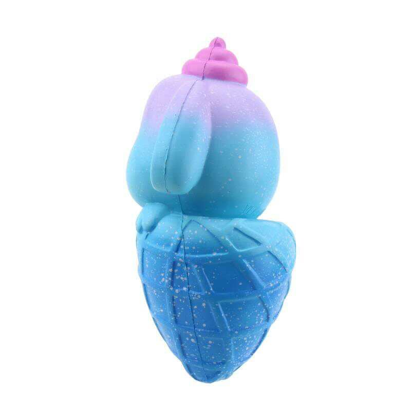 Vlampo Squishy 16*10cm Παγωτό Σκύλου Με Αργή Άνοδο Με Συλλογή Δώρου Μαλακό Παιχνίδι