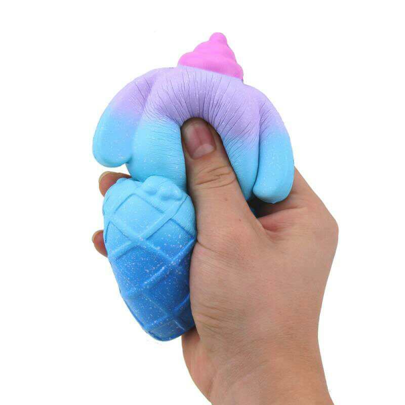 Vlampo Squishy 16*10cm Παγωτό Σκύλου Με Αργή Άνοδο Με Συλλογή Δώρου Μαλακό Παιχνίδι