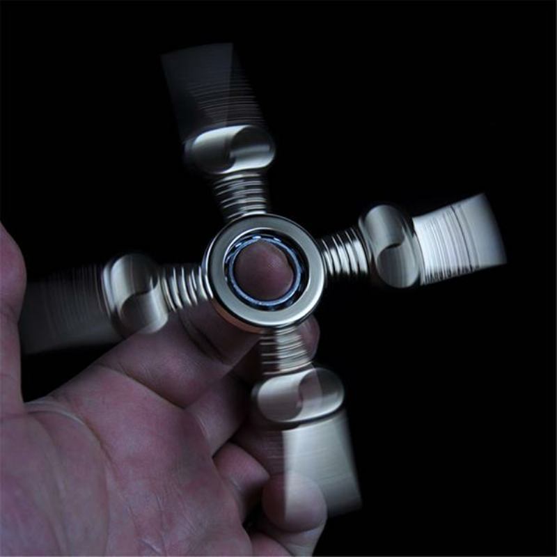 Χέρι Spinner Tri Fidget Metal Finger Spin Focus Edc Παιχνίδια Για Περιστρεφόμενο Ανακουφιστικό Άγχους