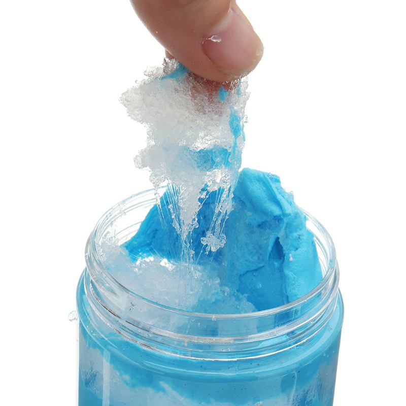 Χνουδωτό Πλαστελίνη Άργιλο Snowflake Slime Diy Δώρο Παιχνίδι Ανακούφισης Από Το Άγχος