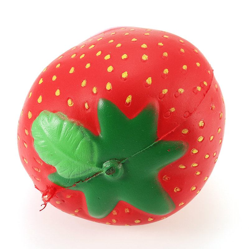 Υπέροχη Squishy Strawberry Soft Rising Slow With Packaging Collection Διακόσμηση Δώρου