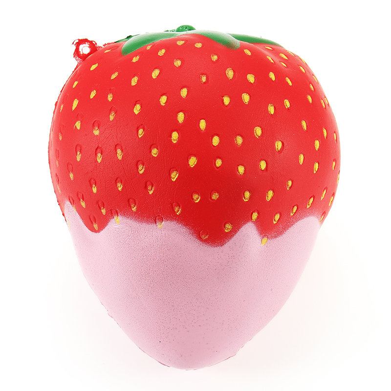 Υπέροχη Squishy Strawberry Soft Rising Slow With Packaging Collection Διακόσμηση Δώρου