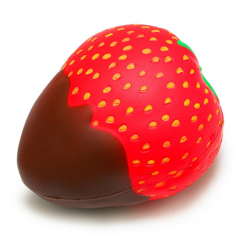 Υπέροχη Squishy Strawberry Soft Rising Slow With Packaging Collection Διακόσμηση Δώρου