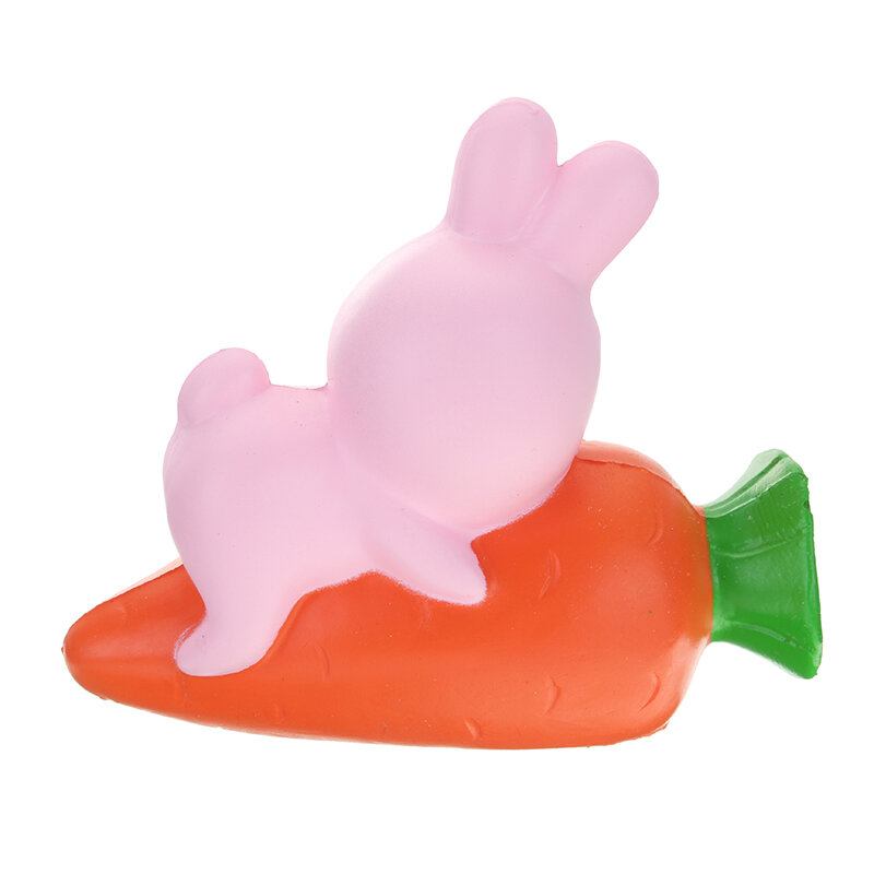 Yunxin Squishy Rabbit Bunny Που Κρατά Καρότο 13 Εκ. Αργά Ανεβαίνει Με Συλλογή Δώρου Διακοσμητικό Παιχνίδι