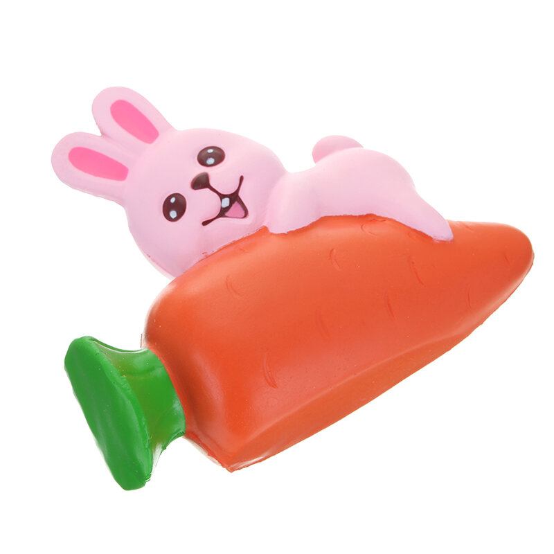 Yunxin Squishy Rabbit Bunny Που Κρατά Καρότο 13 Εκ. Αργά Ανεβαίνει Με Συλλογή Δώρου Διακοσμητικό Παιχνίδι