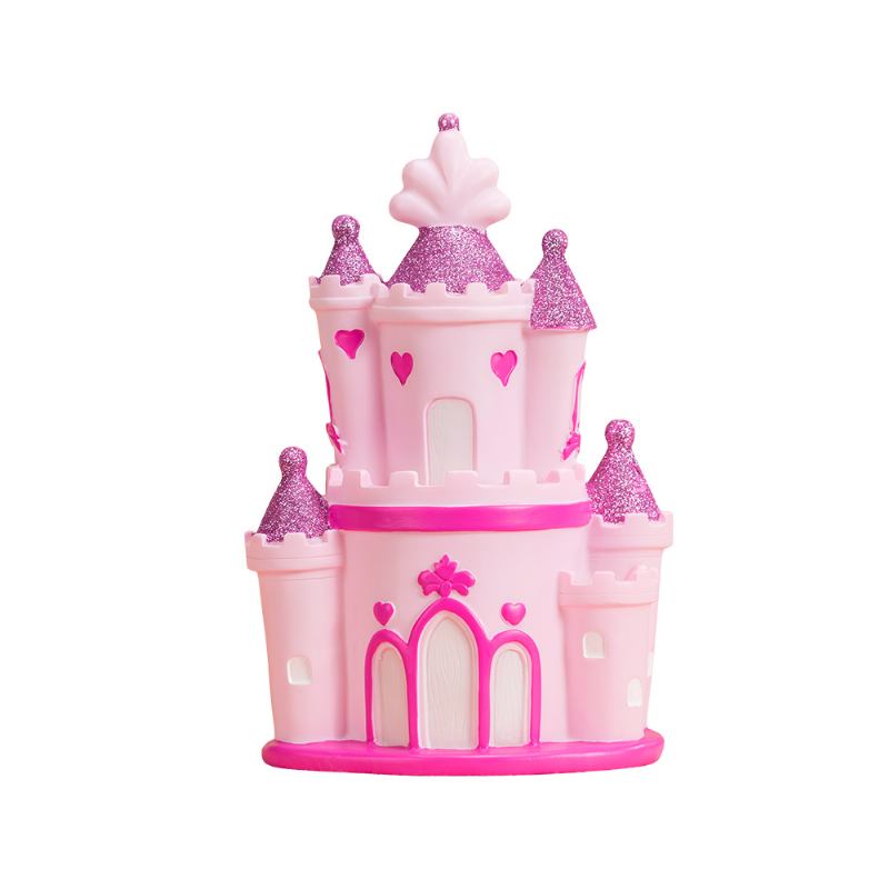 Creative Princess Castle Money Box Για Κορίτσια Ντελικάτο Κομψό Ροζ Παραμυθιού Δώρο Γενεθλίων Piggy Bank