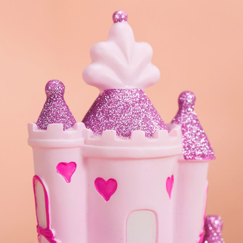 Creative Princess Castle Money Box Για Κορίτσια Ντελικάτο Κομψό Ροζ Παραμυθιού Δώρο Γενεθλίων Piggy Bank