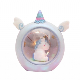 Fairy Unicorn Snow Globe Night Light Για Παιδιά Κορίτσια Εγγονές Μωρά Δώρο Γενεθλίων Όμορφο Δημιουργικό Led Μονόκερος Κρυστάλλινο Μπαλάκι