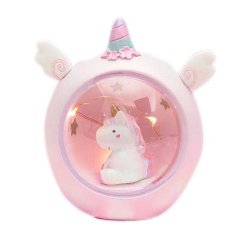 Fairy Unicorn Snow Globe Night Light Για Παιδιά Κορίτσια Εγγονές Μωρά Δώρο Γενεθλίων Όμορφο Δημιουργικό Led Μονόκερος Κρυστάλλινο Μπαλάκι