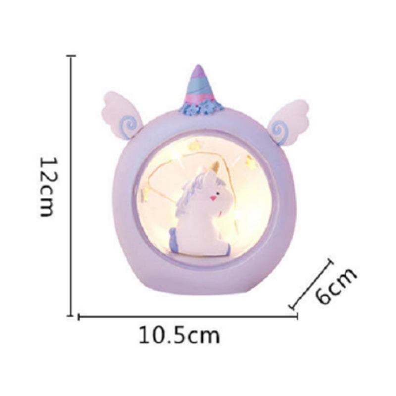 Fairy Unicorn Snow Globe Night Light Για Παιδιά Κορίτσια Εγγονές Μωρά Δώρο Γενεθλίων Όμορφο Δημιουργικό Led Μονόκερος Κρυστάλλινο Μπαλάκι