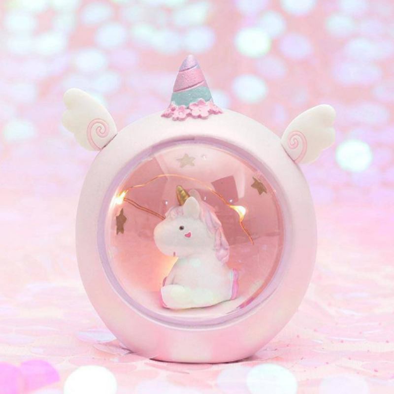 Fairy Unicorn Snow Globe Night Light Για Παιδιά Κορίτσια Εγγονές Μωρά Δώρο Γενεθλίων Όμορφο Δημιουργικό Led Μονόκερος Κρυστάλλινο Μπαλάκι