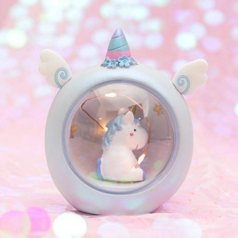 Fairy Unicorn Snow Globe Night Light Για Παιδιά Κορίτσια Εγγονές Μωρά Δώρο Γενεθλίων Όμορφο Δημιουργικό Led Μονόκερος Κρυστάλλινο Μπαλάκι