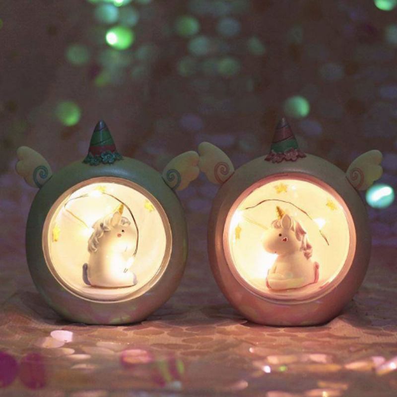 Fairy Unicorn Snow Globe Night Light Για Παιδιά Κορίτσια Εγγονές Μωρά Δώρο Γενεθλίων Όμορφο Δημιουργικό Led Μονόκερος Κρυστάλλινο Μπαλάκι