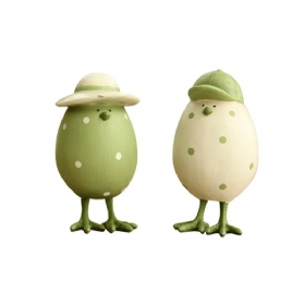 Παντανάλ Με Διακοσμήσεις Με Καπέλο Αυγό Υπέροχα Στολίδια Από Ρητίνη Κινουμένων Σχεδίων Για Παιδικό Δωμάτιο