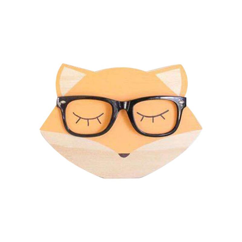 Rabbit Bear Fox Wood Craft Στολίδι Για Μωρό Παιδικό Δωμάτιο Αξεσουάρ Nordic Decoration Photography Prop