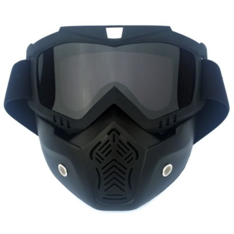 Bollfo Harley Retro Face Mask Goggles Motocross Tactical Αντιανεμικά Γυαλιά