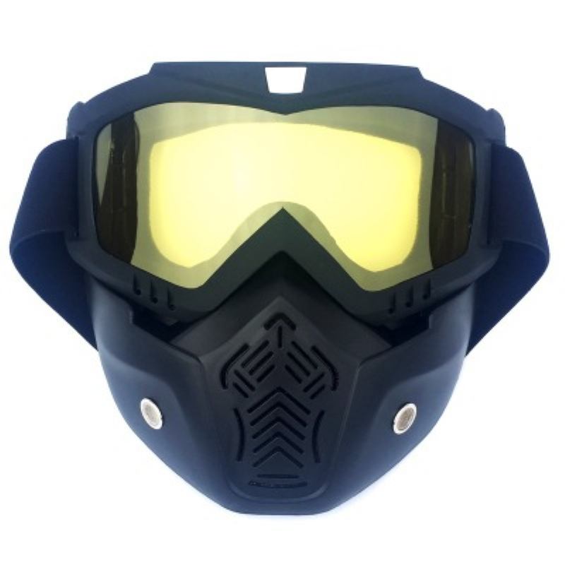 Bollfo Harley Retro Face Mask Goggles Motocross Tactical Αντιανεμικά Γυαλιά