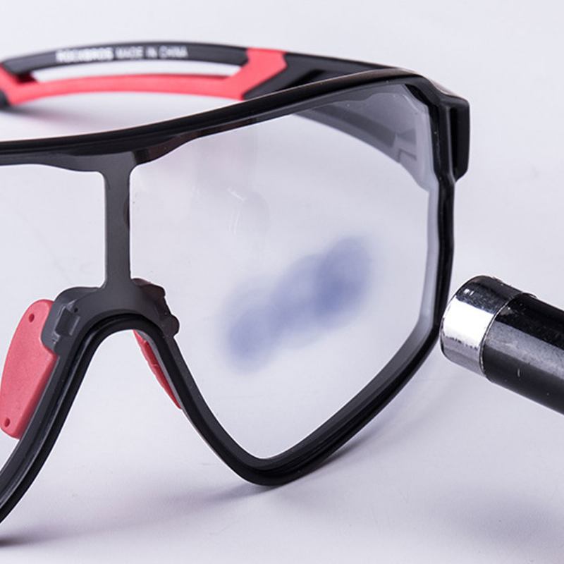 Rockbros Comfortable Wide View Uv Protection Polaroid Cycling Γυαλιά Ιππασίας Ηλίου Με Σκελετό Γυαλιών Μυωπίας