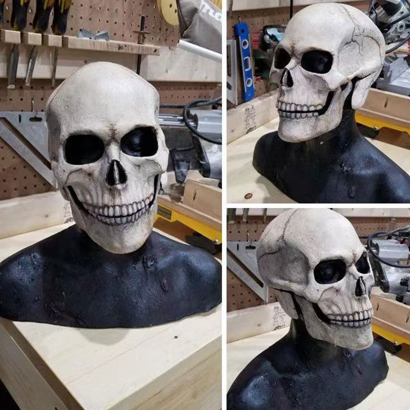 2023 Halloween Full Head Skull Mask Personality Holiday Horror Decoration