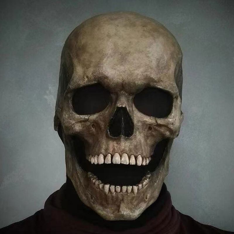 2023 Halloween Full Head Skull Mask Personality Holiday Horror Decoration