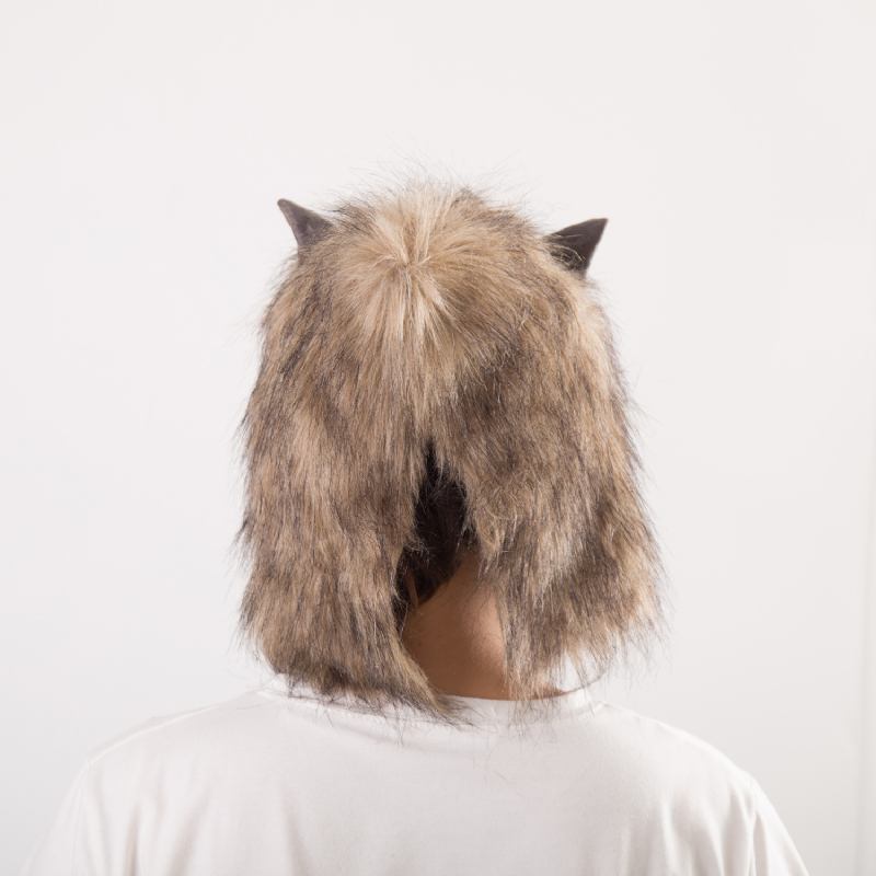 2023 Winter Trend New Wolf Head Mask Prom Party Spoof Ζώο Κεφαλής Για Αποκριάτικη Διακόσμηση Και Πάρτι