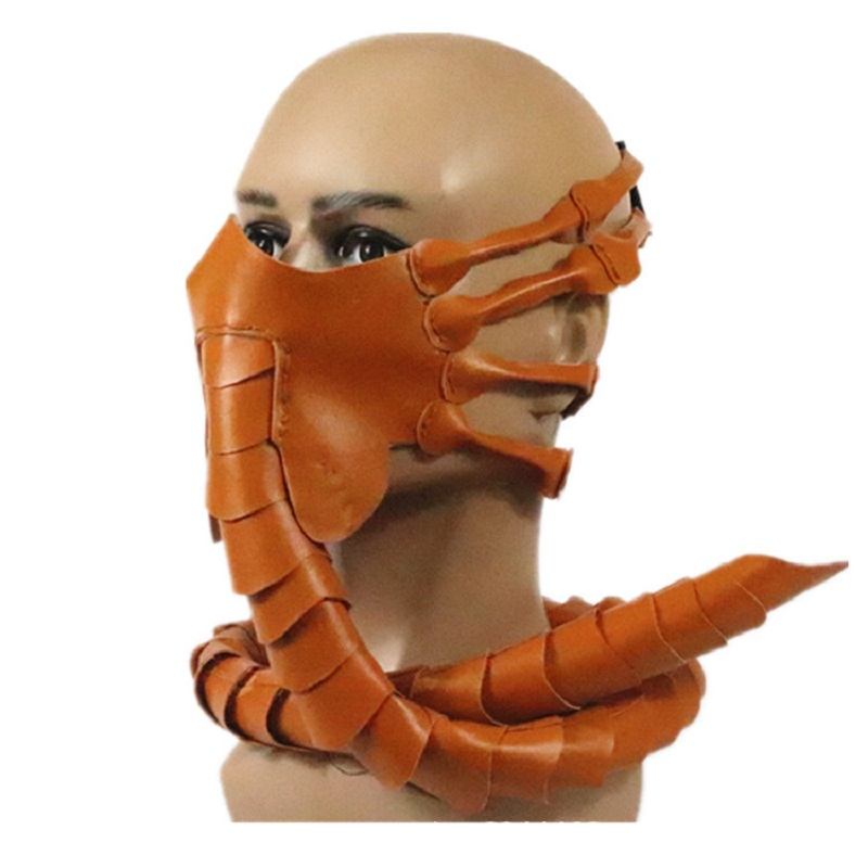 Alien Scorpion Facehugger Mask Face Hugger Halloween Κοστούμι Scary Prop Latex