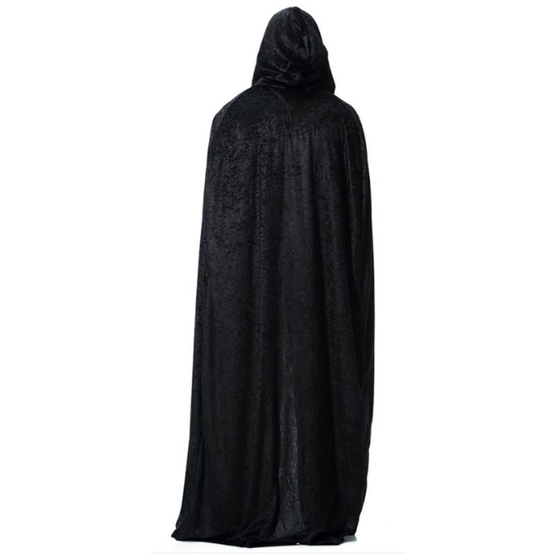 Ανδρική Ρόμπα Ghost Wizard For Halloween Day's Cosplay Hooded Long Robe Performance Cloak Ανδρικός Μανδύας