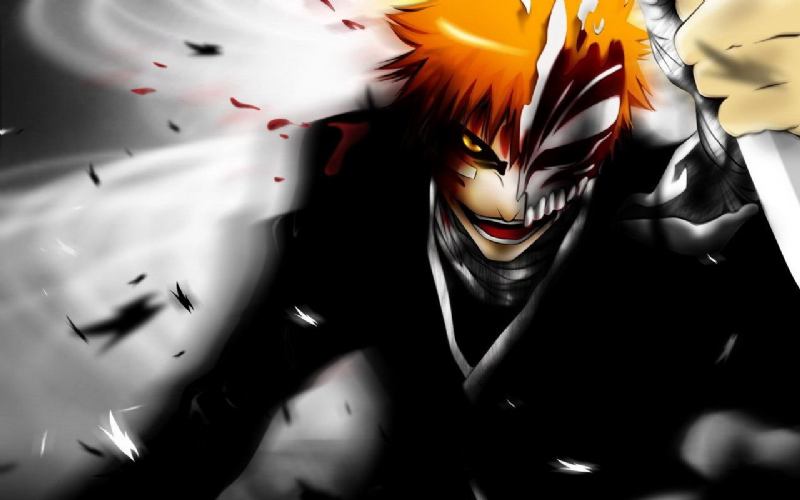 Anime Super Bleach Ichigo Hollow Cosplay Mask