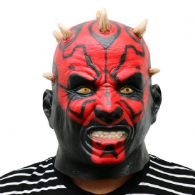 Darth Maul Deluxe Adult Overhead Latex Mask Halloween Custom Horror Αξεσουάρ