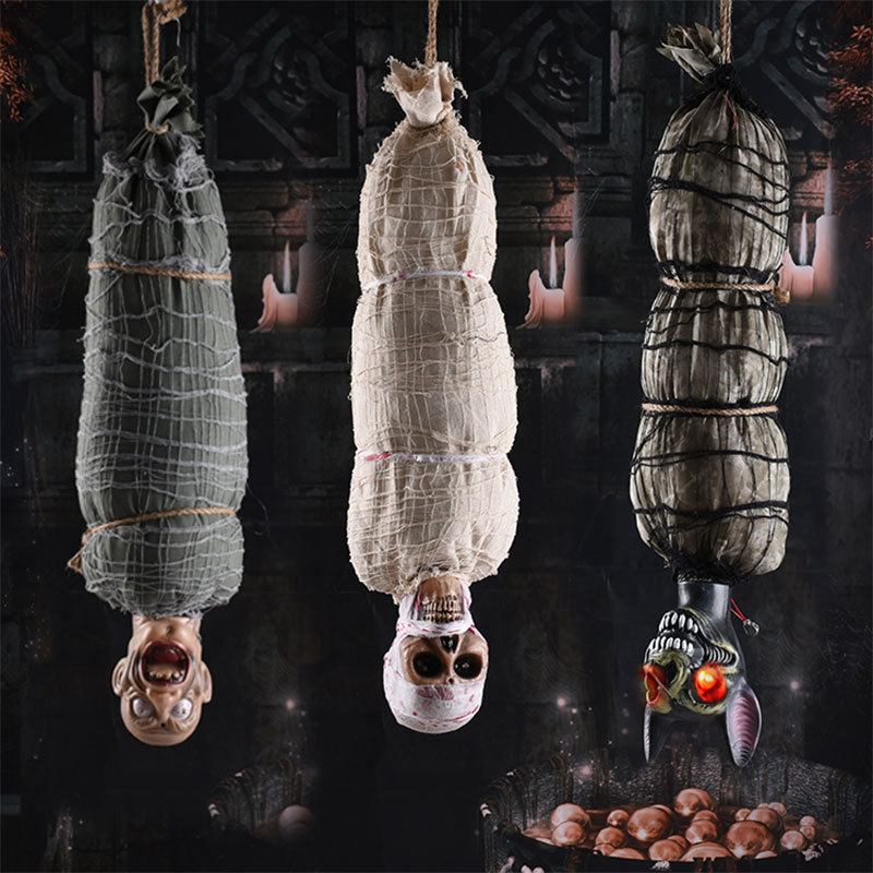 Διακόσμηση Τρόμου Halloween Ghost Festival Big Hanging Bar Haunted House Escape Room Decoration Props Scary Voice Control