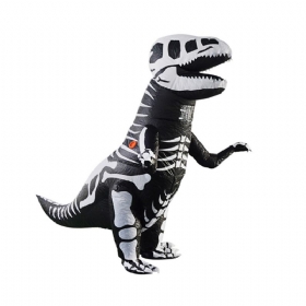 Φουσκωτό Κοστούμι Tyrannosaurus Για Την Ημέρα Του Halloween Performance Αδιάβροχο Ανθεκτικό Walking Dinosaur Inflated Pressure