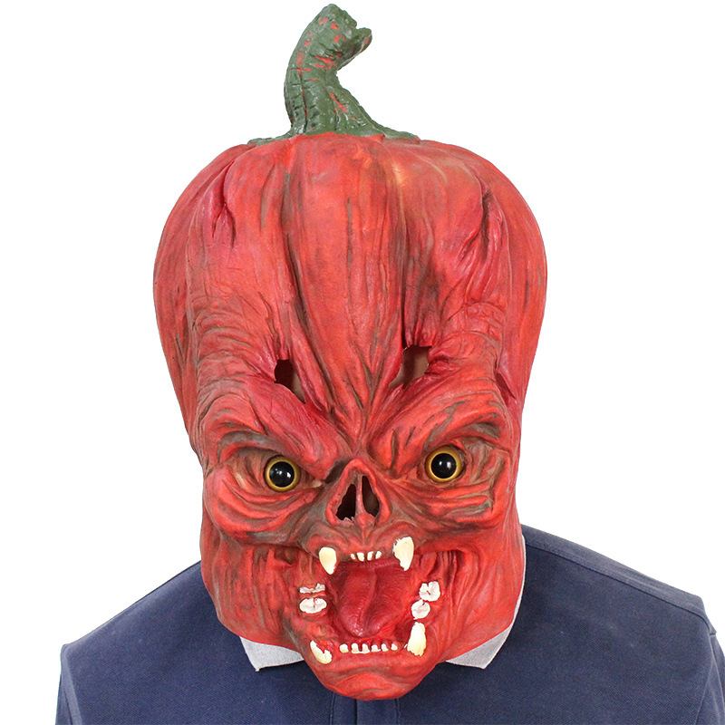 Halloween Clown Pumpkin Mask Horror Funny Dance Party Στολή Παίξτε Cos Props Μάσκα Κολοκύθας 38*29*33 Εκ.