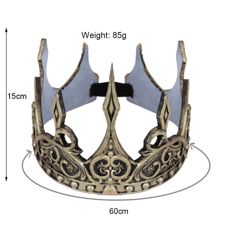 Halloween Crown Φόρεμα Εξωτερικού Εμπορίου Pu Αφρός 3d Μαλακό Μεσαιωνικό Βασιλικό Στέμμα Κεφαλής Stage Performance Props