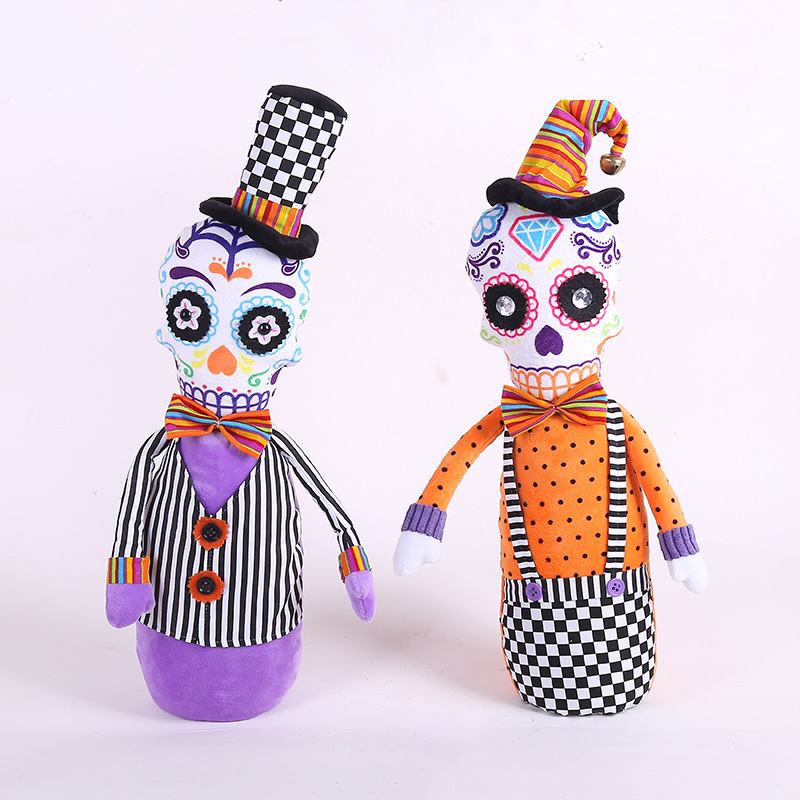 Halloween Day Of The Dead Διακόσμηση Skull And Crossbones Haunted House Room Escape Dance Party Horror Doll Dress Up Props