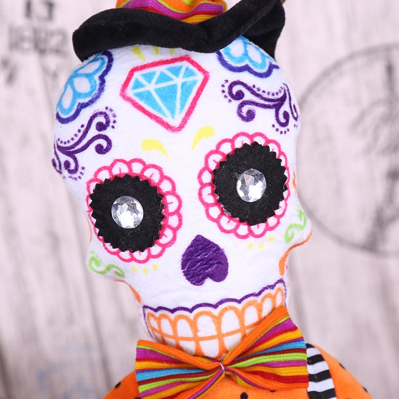 Halloween Day Of The Dead Διακόσμηση Skull And Crossbones Haunted House Room Escape Dance Party Horror Doll Dress Up Props