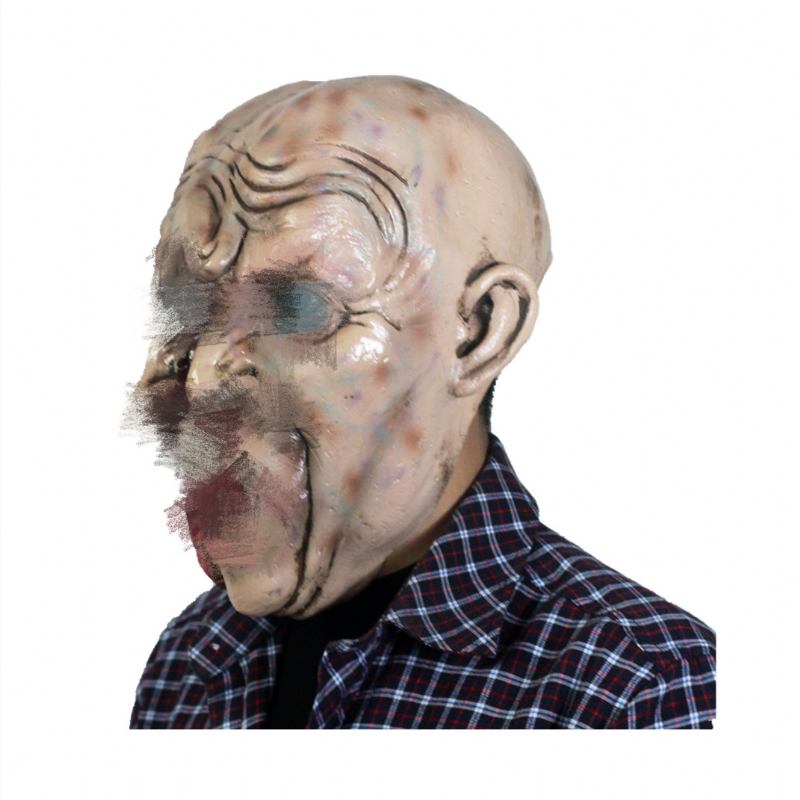 Halloween Διπλής Όψεως Zombie Mask Latex Biochemical Weird Horror Headgear Stage Dress Up Props