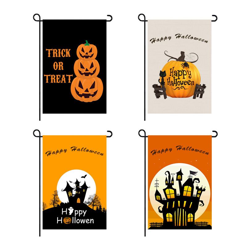 Halloween Garden Banner Pumpkin Ghost Νέο Προϊόν Χριστουγεννιάτικη Πασχαλινή Διακόσμηση Κήπου